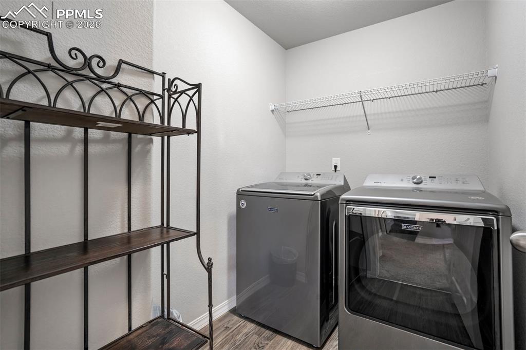 Image 36 of 45: No more hallway laundry. 