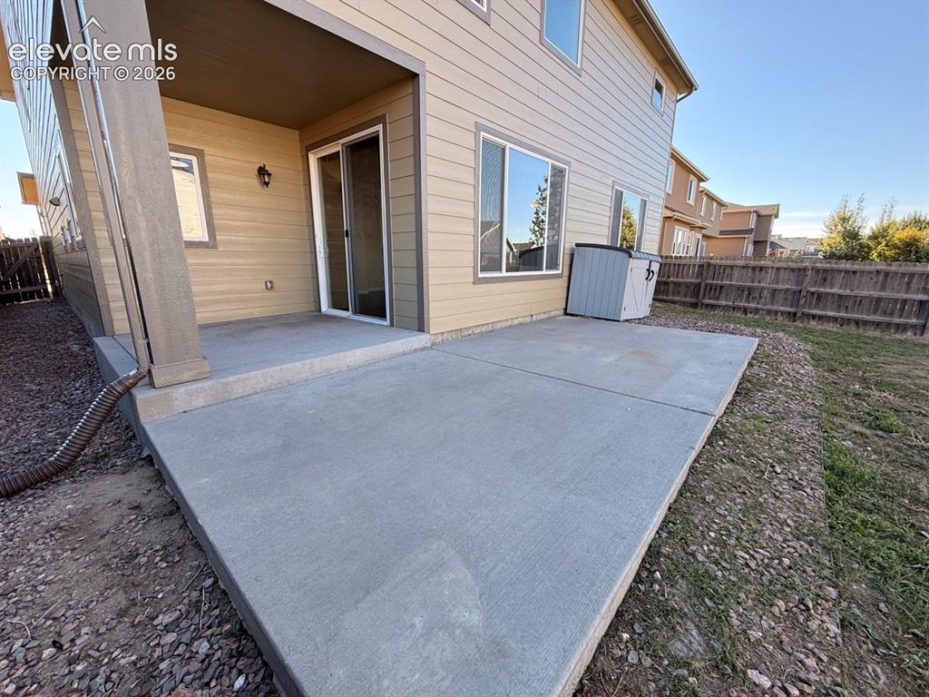 Image 46 of 50: 10X20 uncovered patio