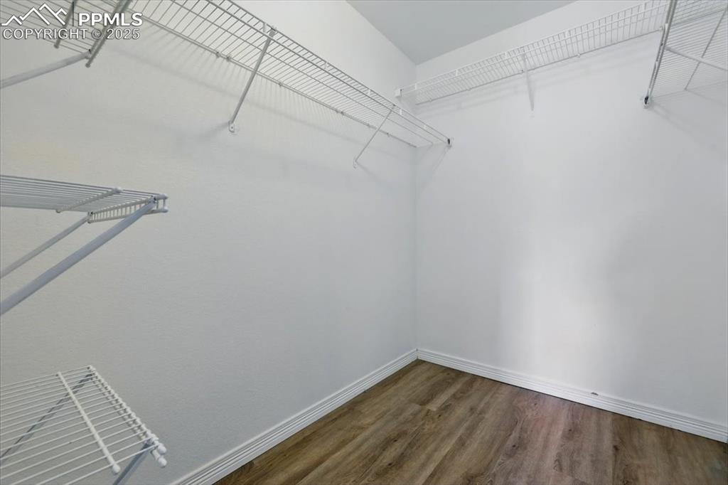 Image 19 of 46: Spacious closet featuring wood finished floors