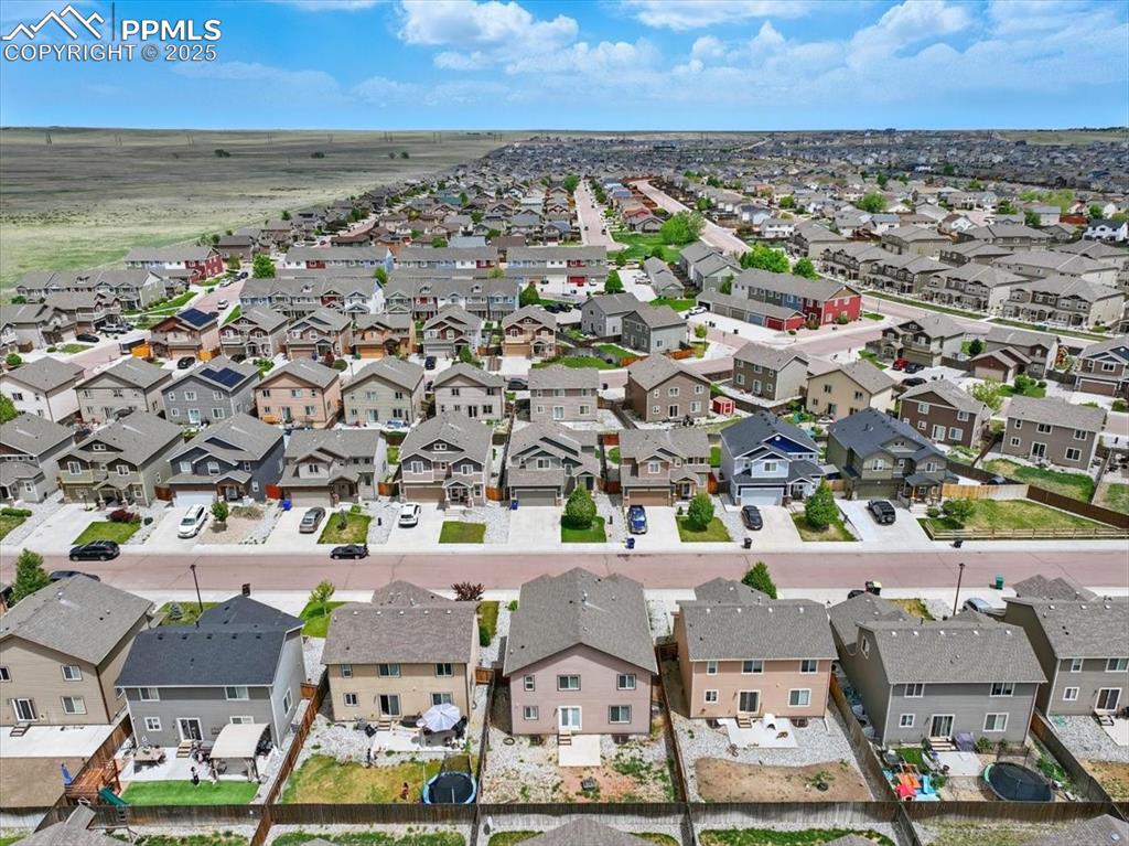 Image 43 of 46: Aerial view of residential area