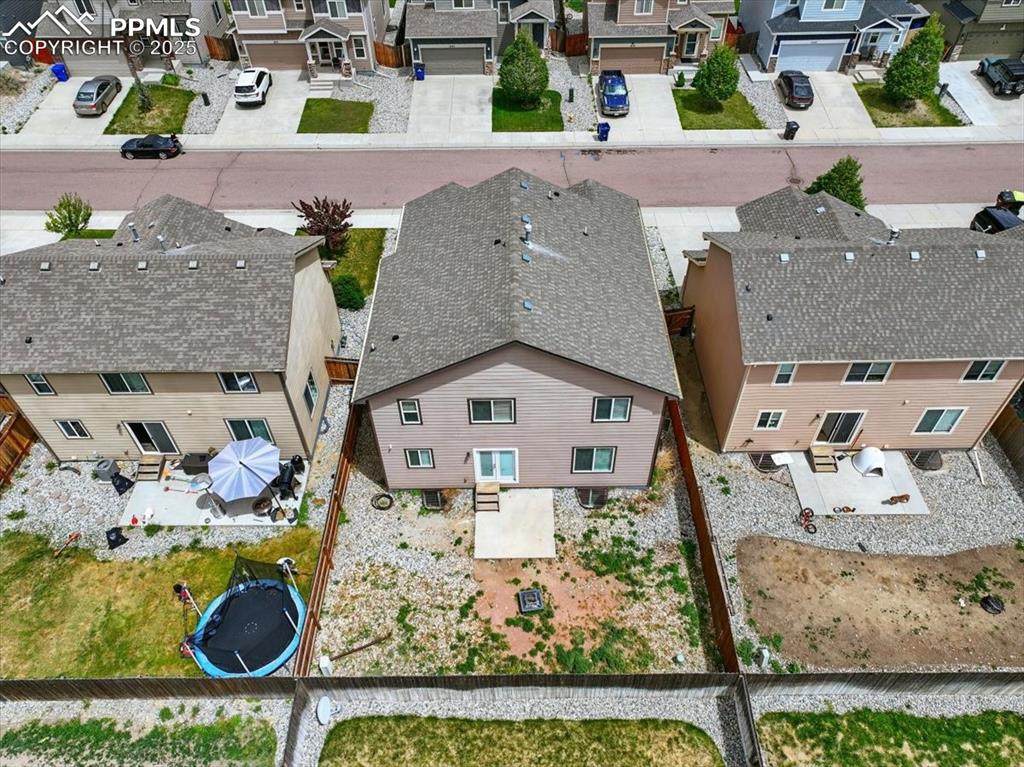 Image 45 of 46: Aerial view of residential area
