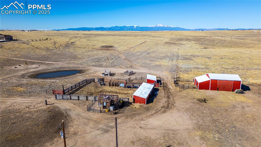Image 3 of 49: A seasonal pond and ALL pens/fencing/corrals stay