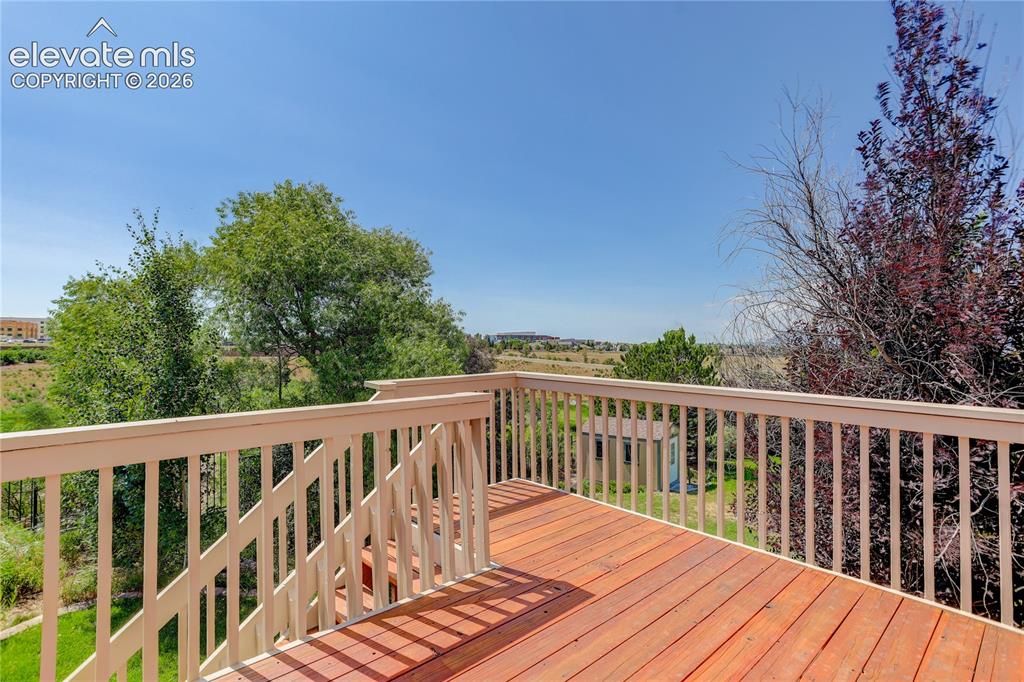 Image 35 of 45: View of open space from your back deck