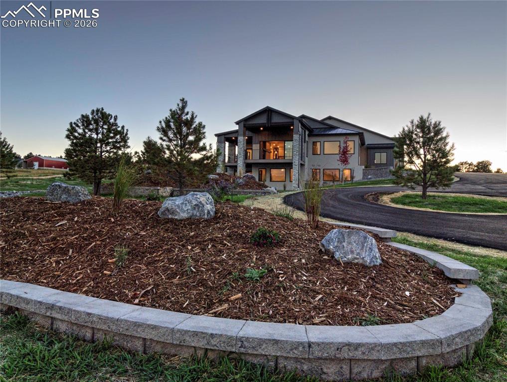 Caption: Front of Structure