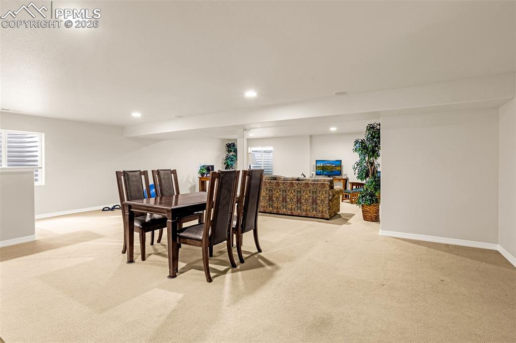 Image 25 of 42: Lower level Rec room