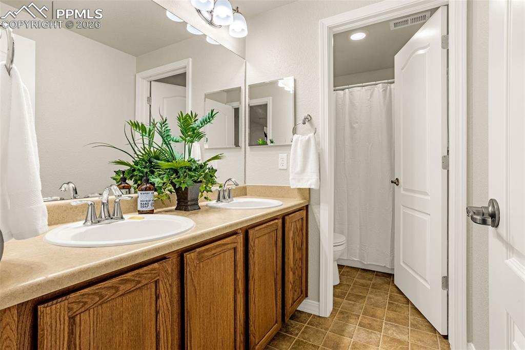 Image 27 of 42: Guest bathroom in basement