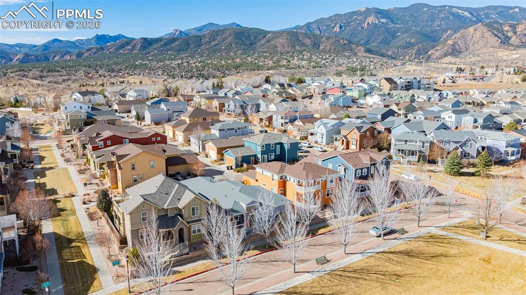 Image 38 of 42: Aerial perspective of Gold Hill Mesa Traditional Neighborhood Development