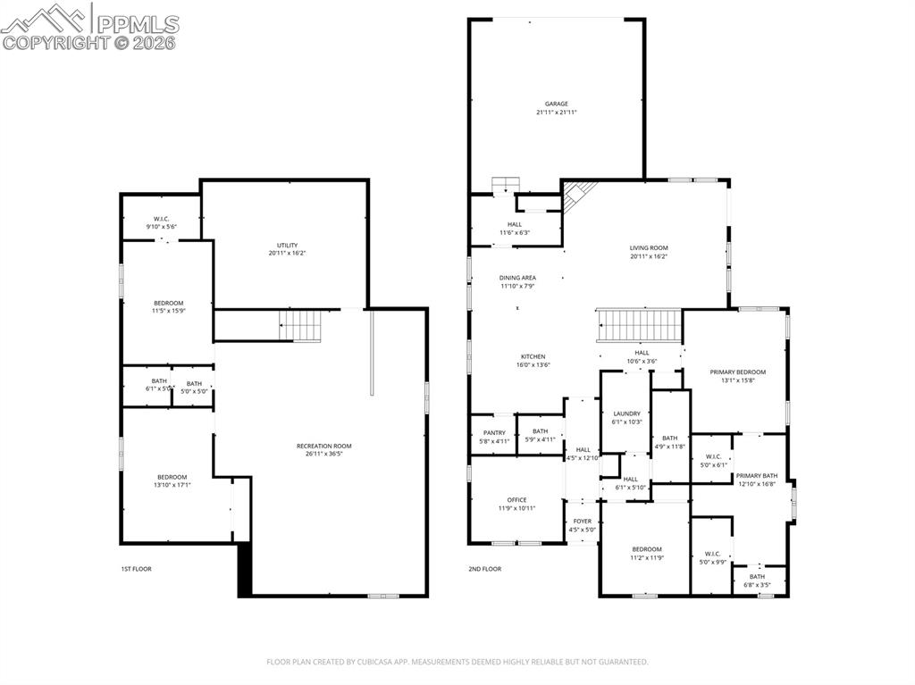 Image 42 of 42: View of floor plan / room layout