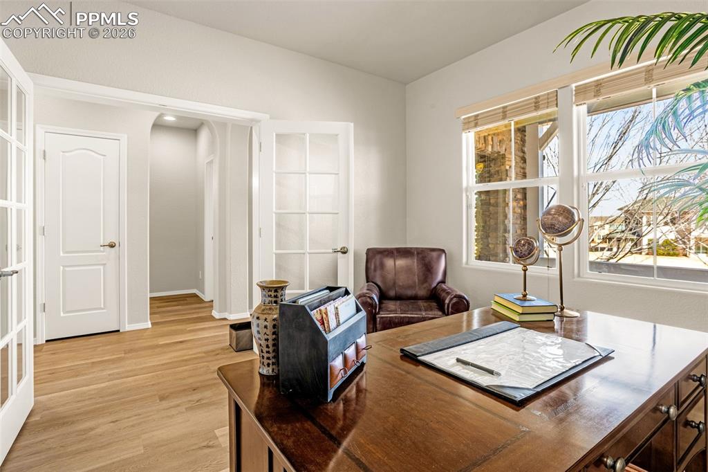 Image 6 of 42: Beautiful view from the bright and spacious office