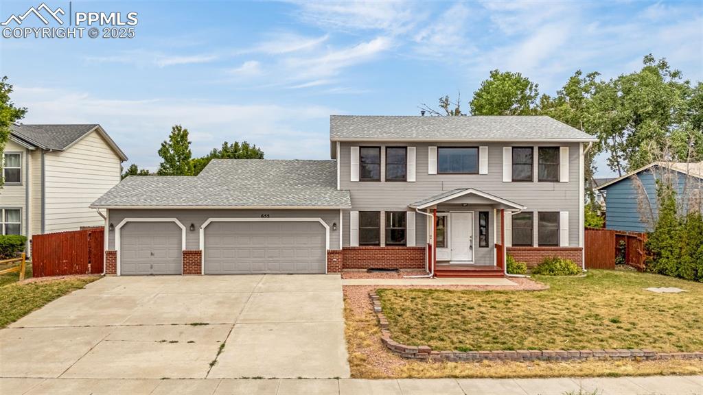 Caption: Front of Structure