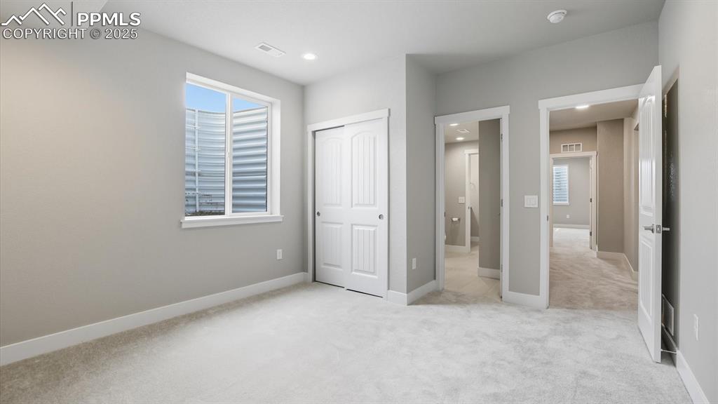 Image 38 of 50: Basement Bedroom #4 with adjoining Shower Bathroom.