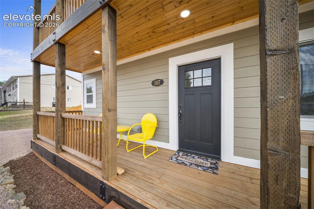 Image 3 of 30: Welcoming covered front porch
