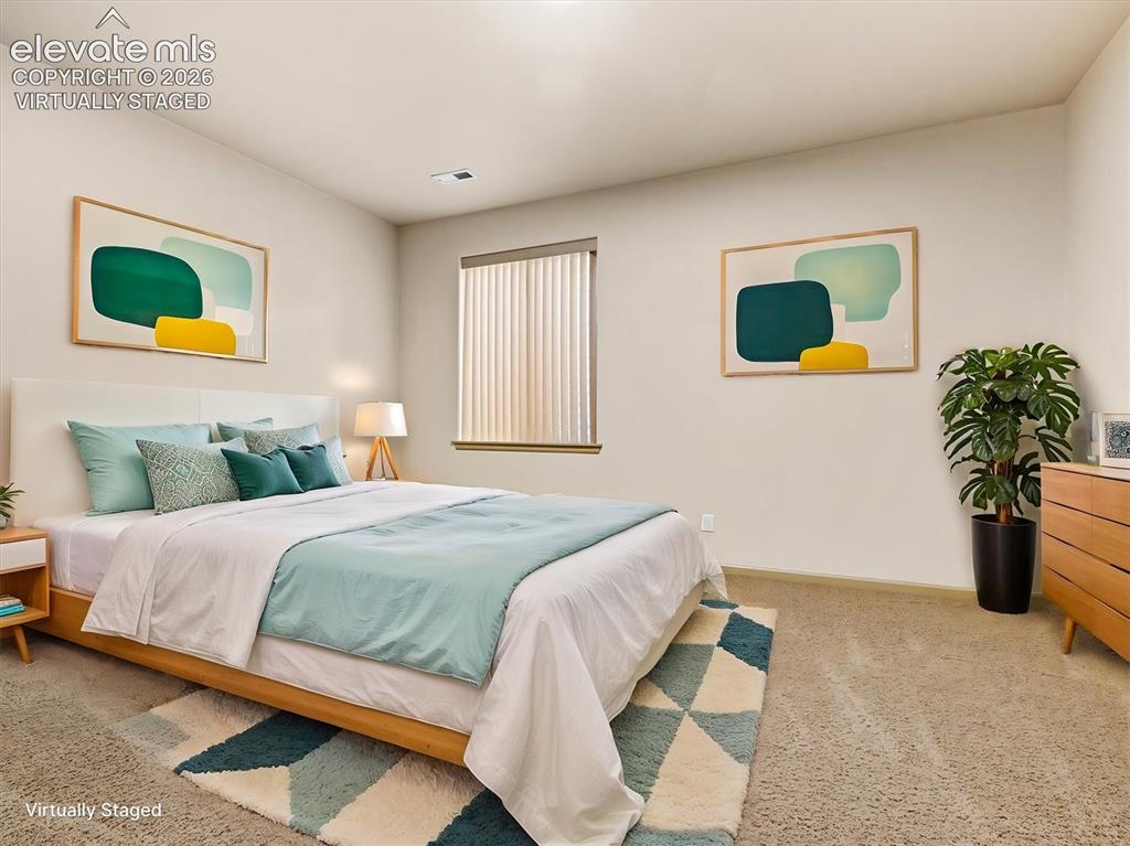 Image 44 of 50: Virtually staged bedroom