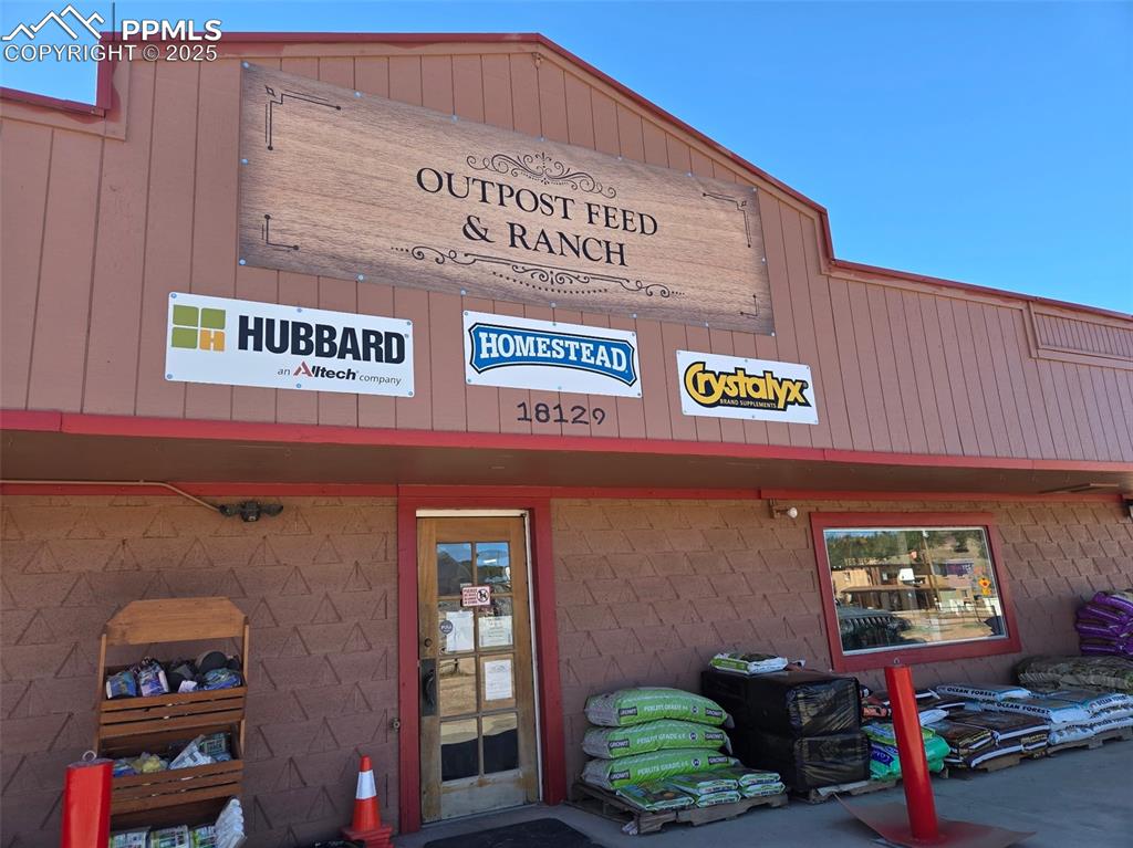 Caption: Front of Structure