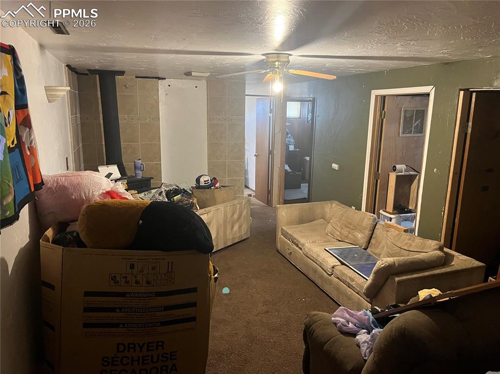 Image 14 of 15: Basement. Wood burning stove excluded.