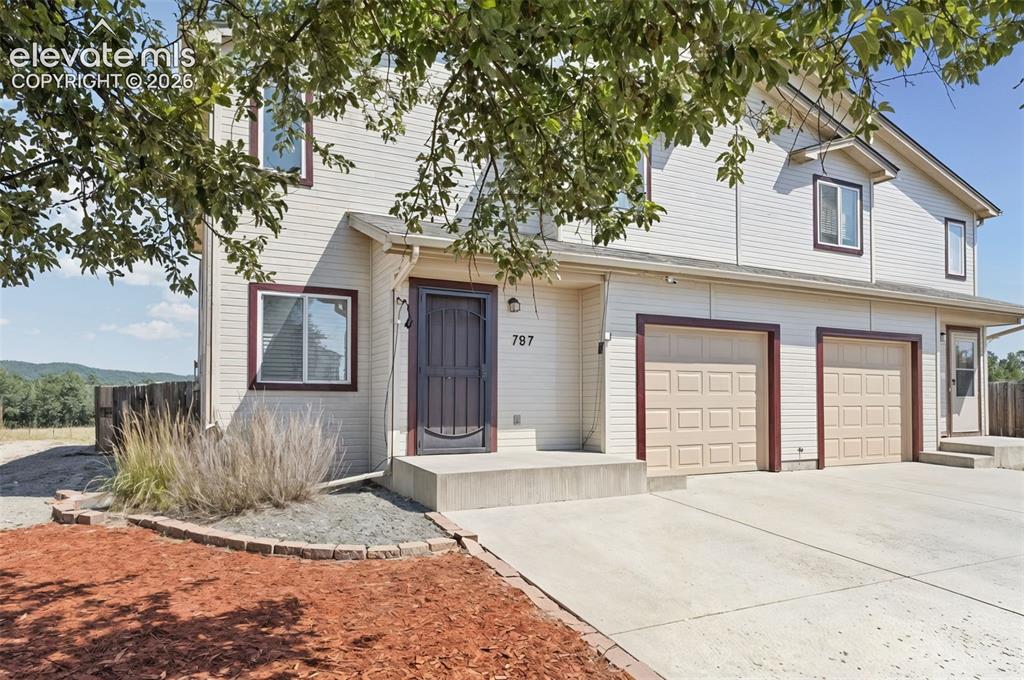 Caption: (Left) side of duplex