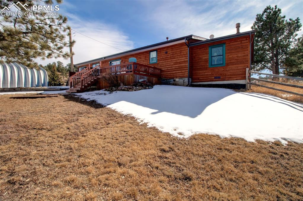 Image 27 of 38: Backyard of the home 