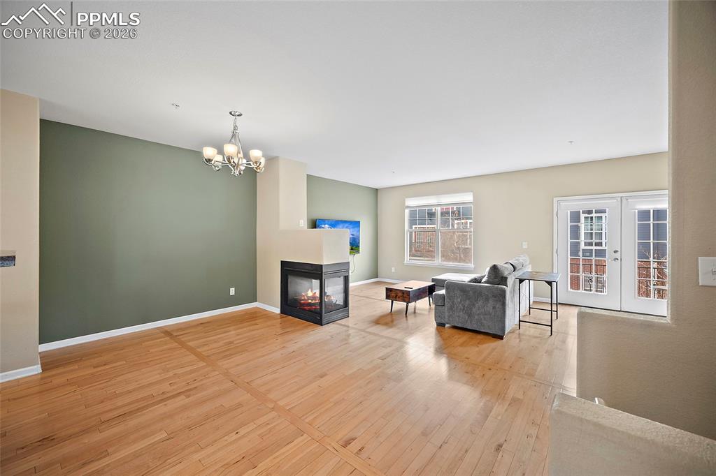 Image 20 of 49:  Walk out to the front balcony and watch the beautiful Colorado sunsets.  