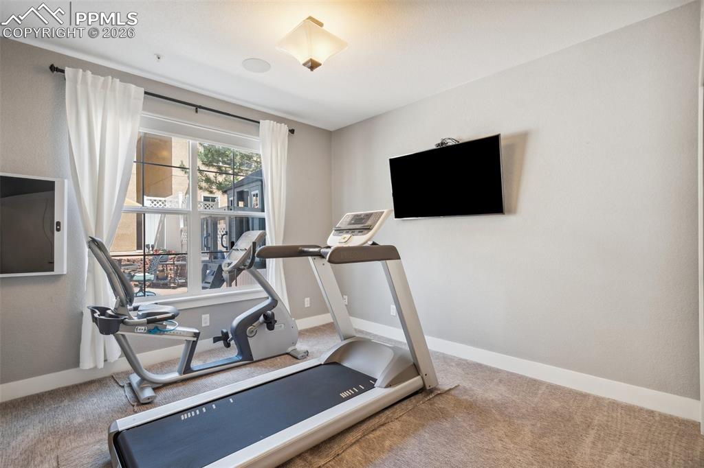 Image 32 of 49: Work out Room or Bedroom