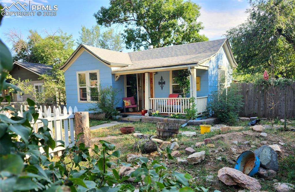 Caption: Front of Structure