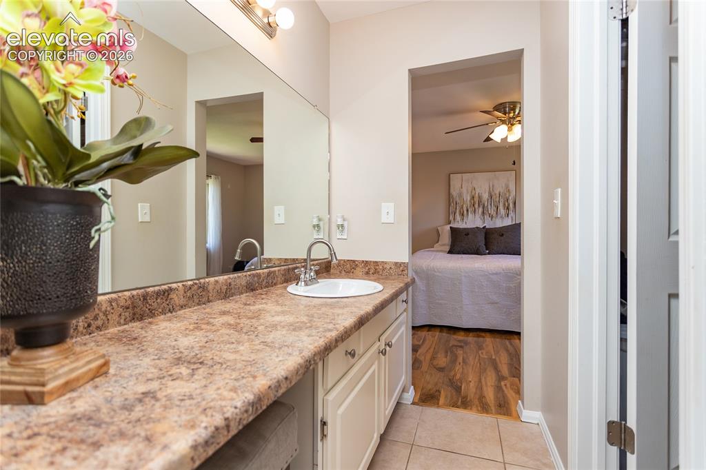 Image 17 of 40: Private vanity has direct access to the Primary bedroom.
