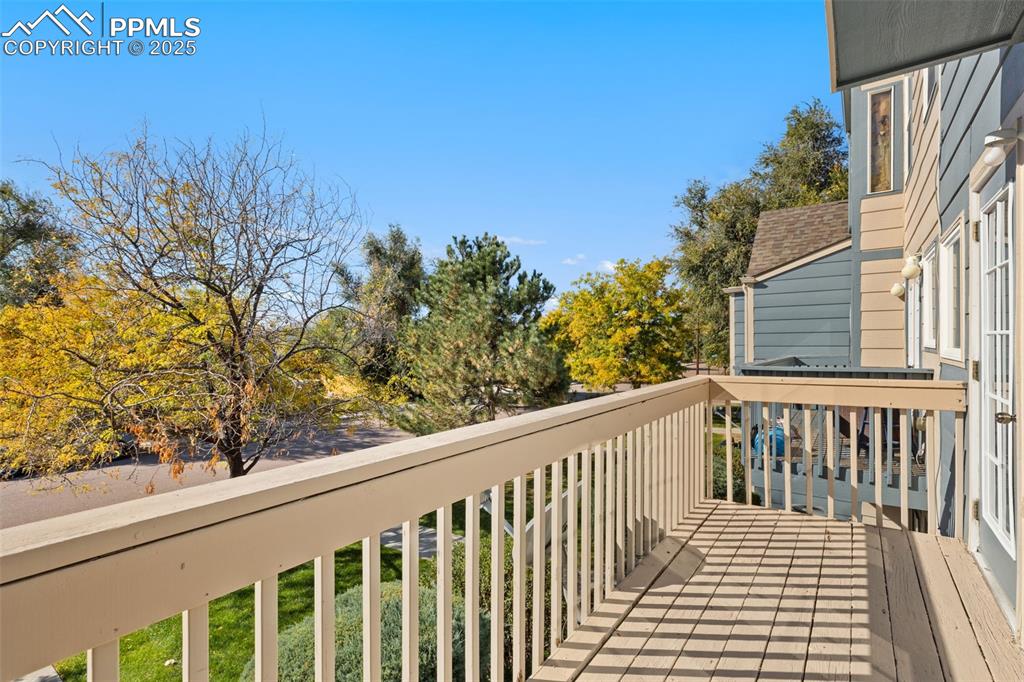 Image 14 of 34: Balcony Off the Living Room!