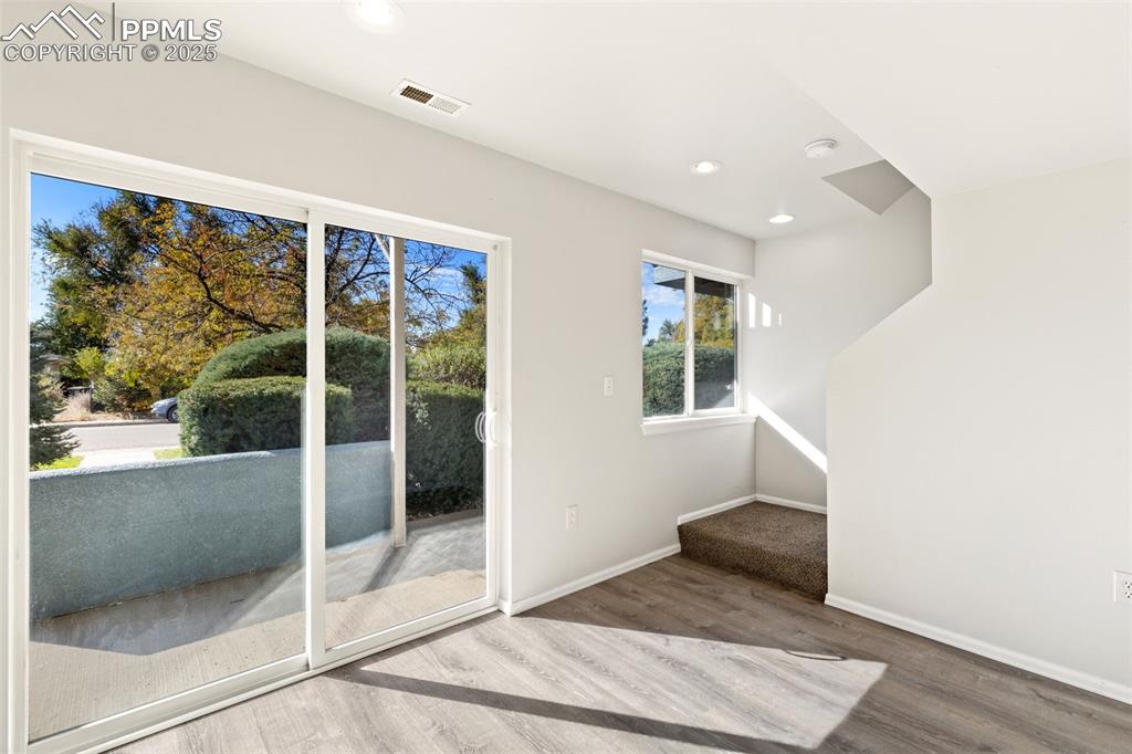Image 5 of 34: Sliding Glass Door Leads to Patio Area!