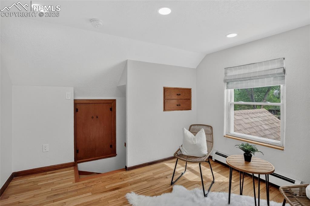 Image 25 of 49: Loft room - office, workout space , playroom