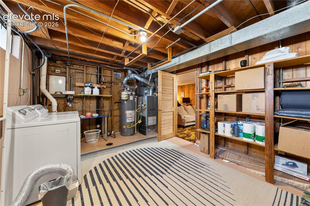 Image 33 of 49: Utility/Laundry Space in Basement