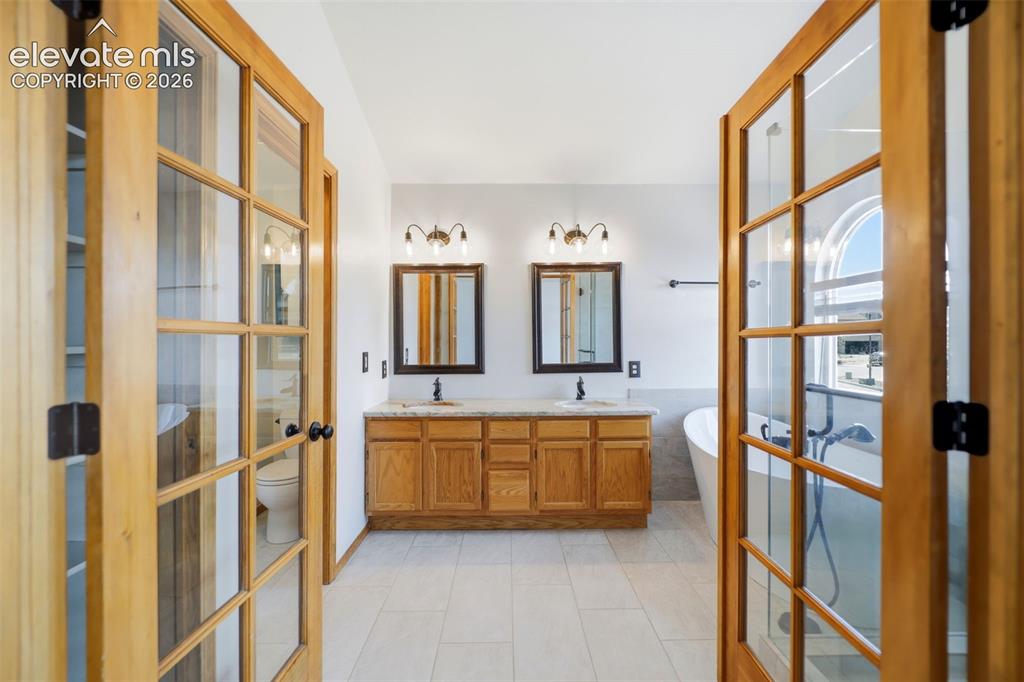 Image 17 of 35: Lovely updated primary bath