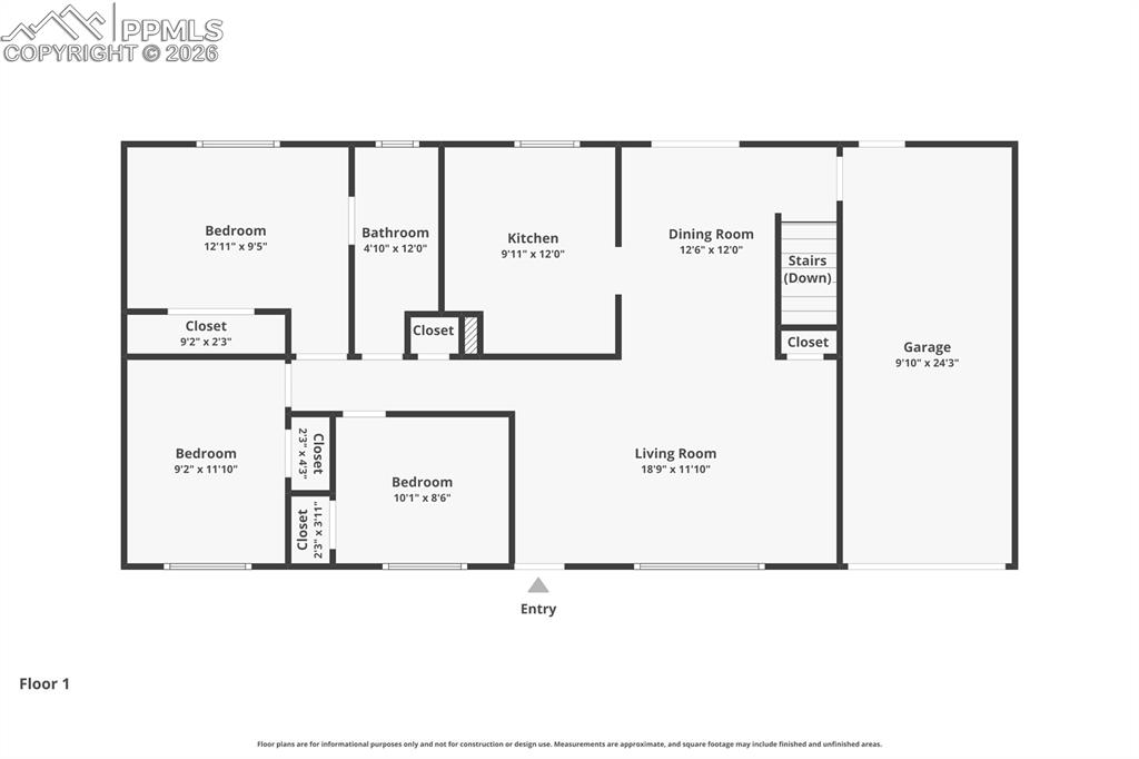 Image 33 of 35: Main Level Floor Plan