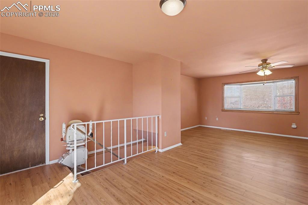 Image 7 of 35: Chair-lift to Basement Included!