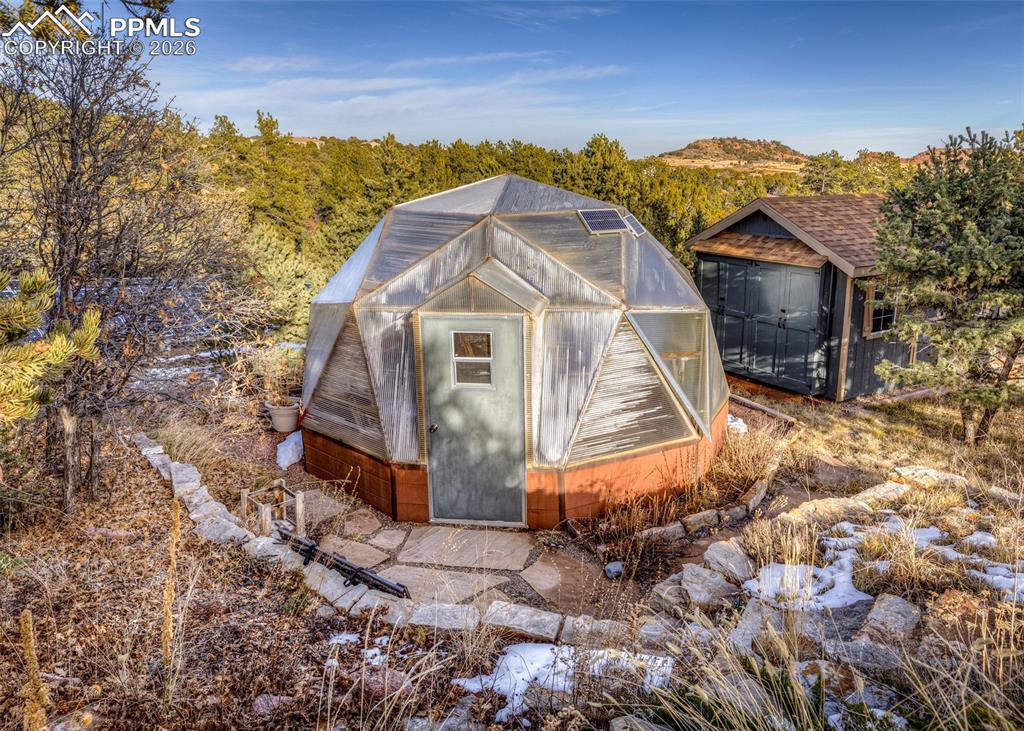 Image 44 of 49: Growing Spaces Greenhouse (Grow Dome)