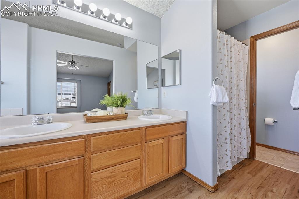 Image 19 of 42: View towards shower and toilet area