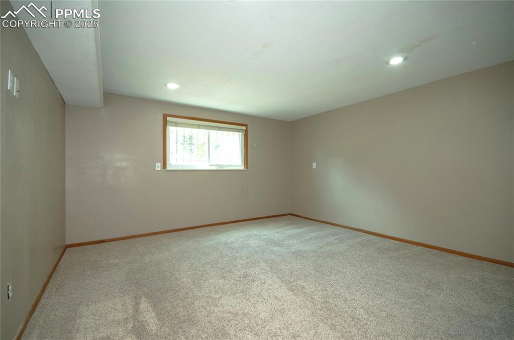 Image 20 of 42: Carpeted empty room featuring recessed lighting and baseboards