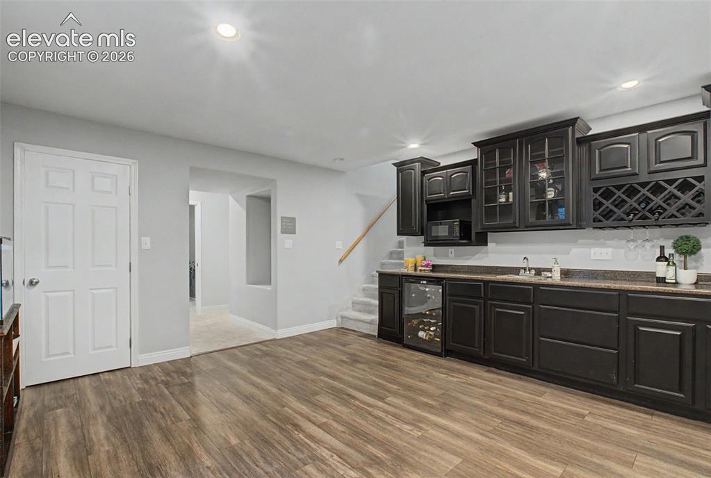 Image 31 of 50: So many options for use in the spacious rec room
in basement