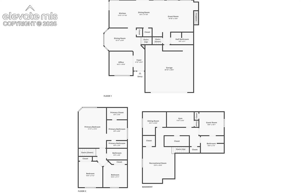 Image 50 of 50: Combined Floor Plan
