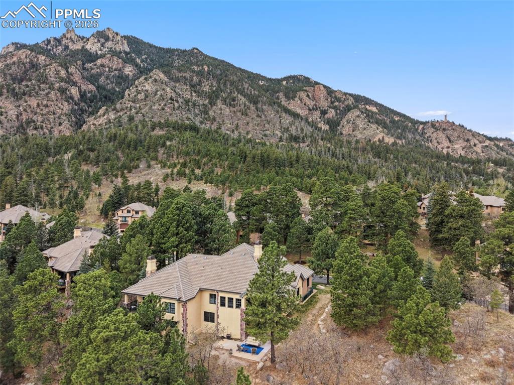 Image 44 of 45: Set against the dramatic backdrop of Cheyenne Mountain, this premier proper