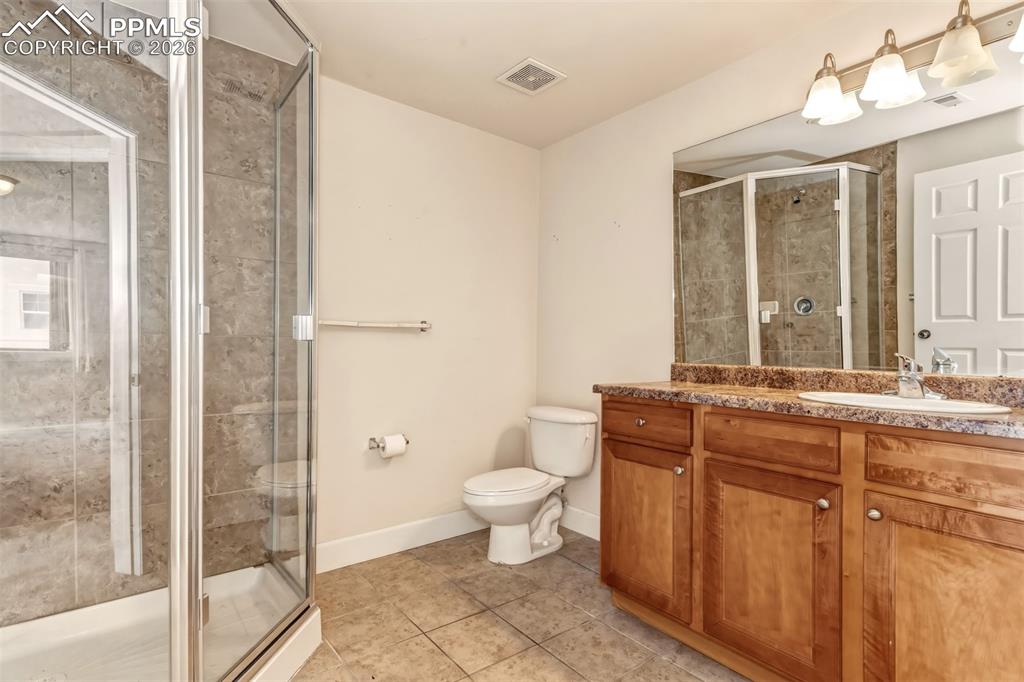 Image 23 of 34: 3/4 bathroom lower level