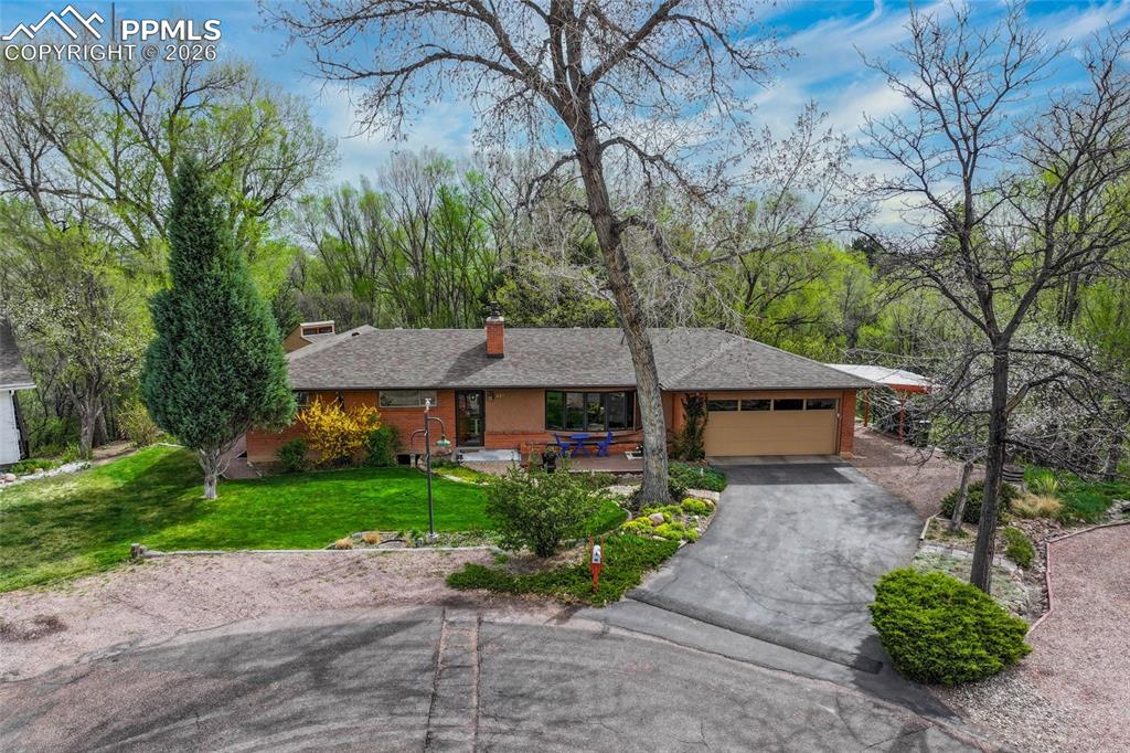 Caption: Front of Structure