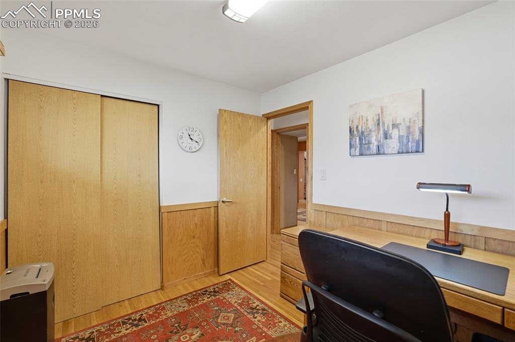 Image 23 of 50: Bdrm #2 with clerestory windows for privacy