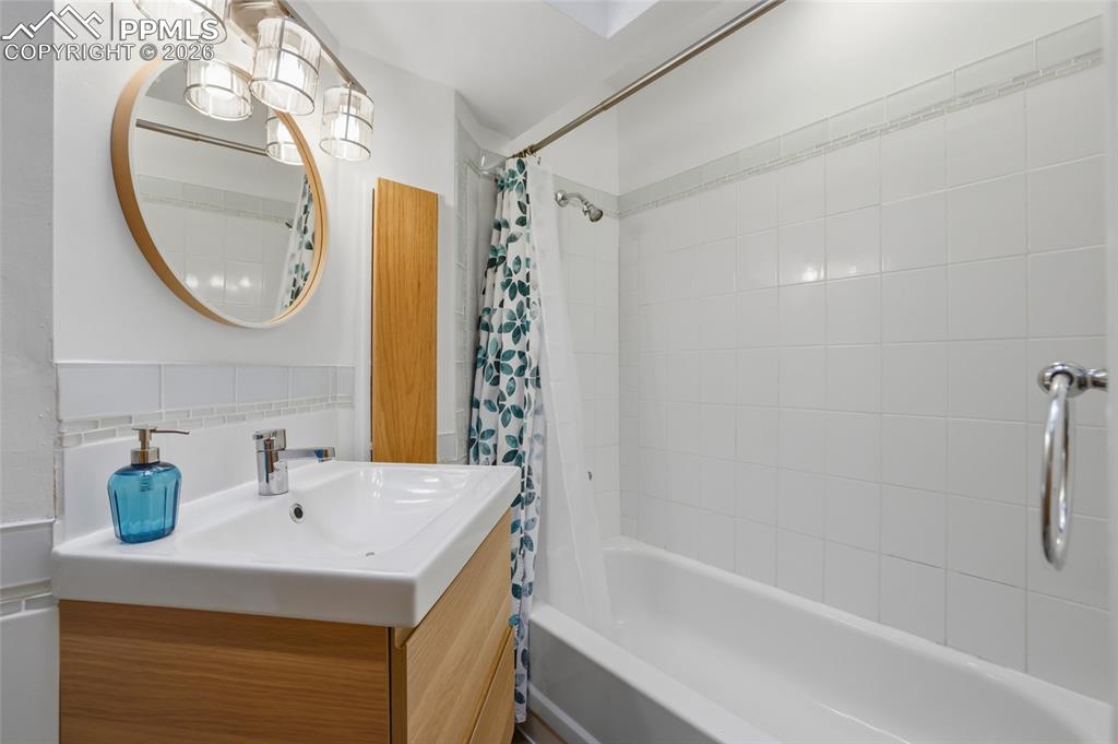 Image 24 of 50: View from Bdrm #2 to hallway leading to living room