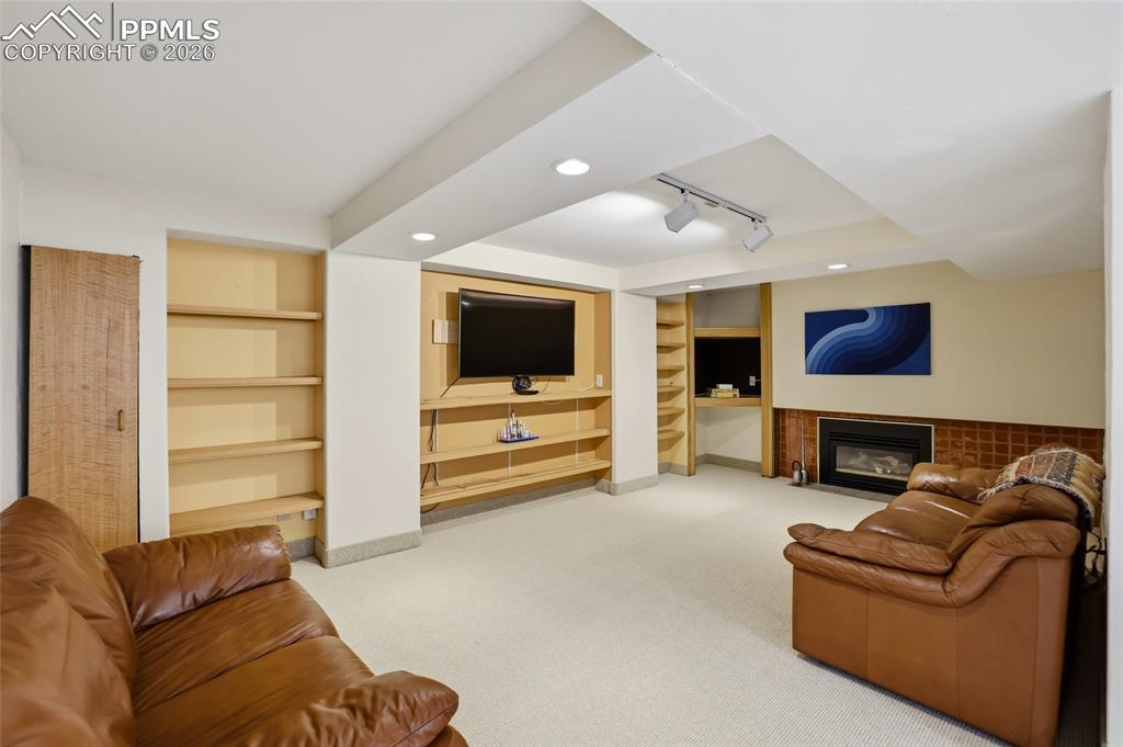 Image 25 of 50: Bdrm #3 with wood wainscoting was used as an office