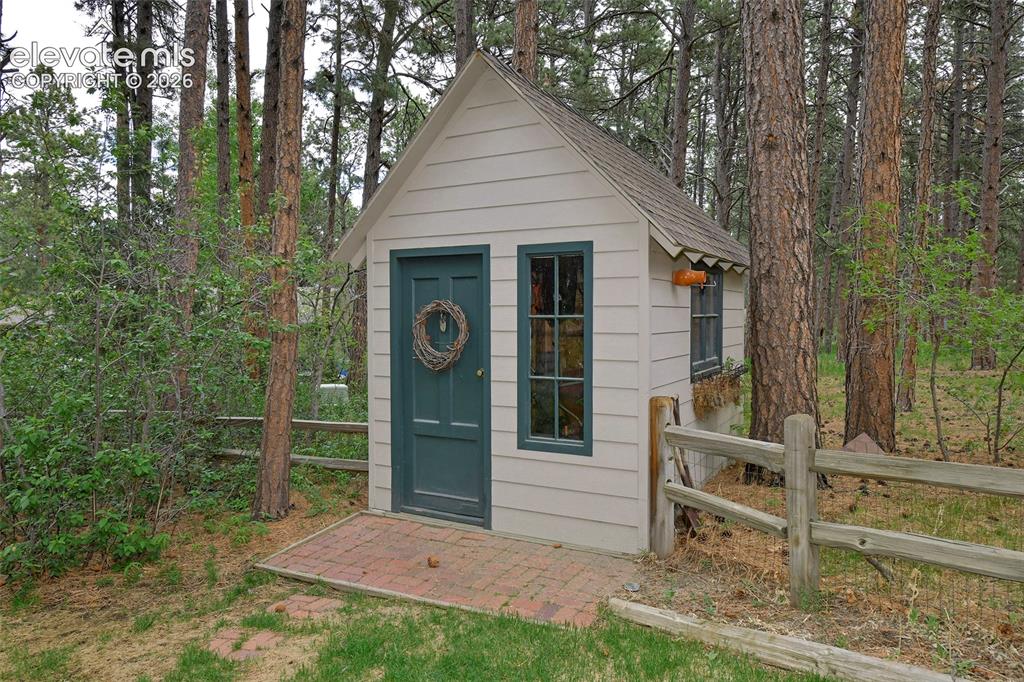 Image 44 of 50: Sweet shed or future playhouse?