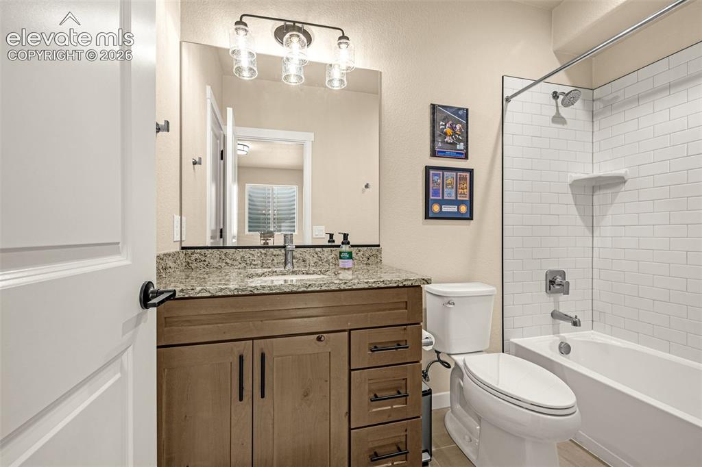 Image 43 of 48: Adjoining Basement Bathroom