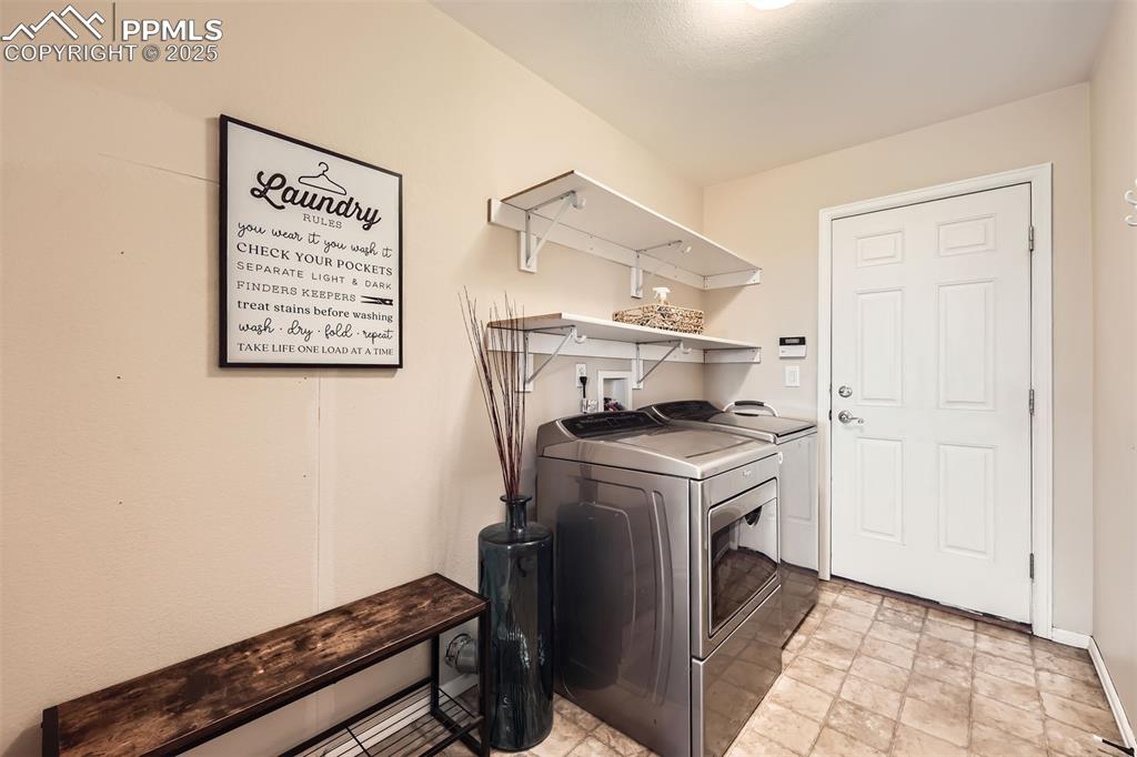 Image 24 of 49: Main level laundry area