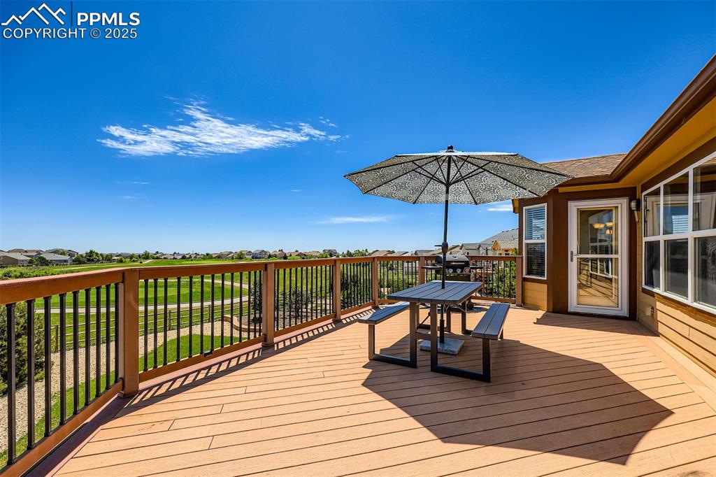 Image 25 of 49: Trex Deck featuring outdoor dining space