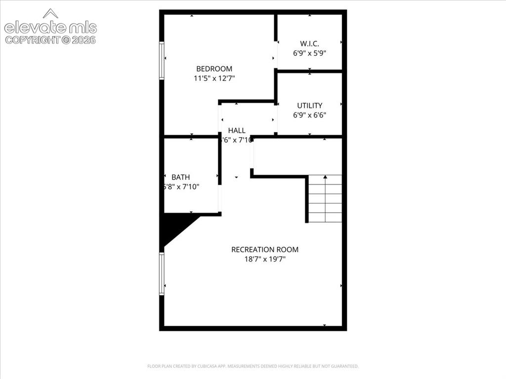 Image 32 of 33: Basement floorplan with family room, 3rd bed and 4th bathroom.