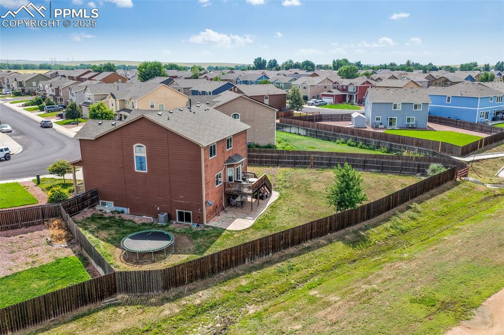 Image 47 of 48: Aerial perspective of suburban area