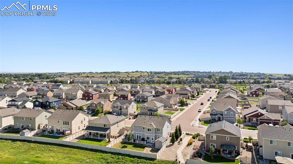 Image 35 of 39: Aerial view of residential area